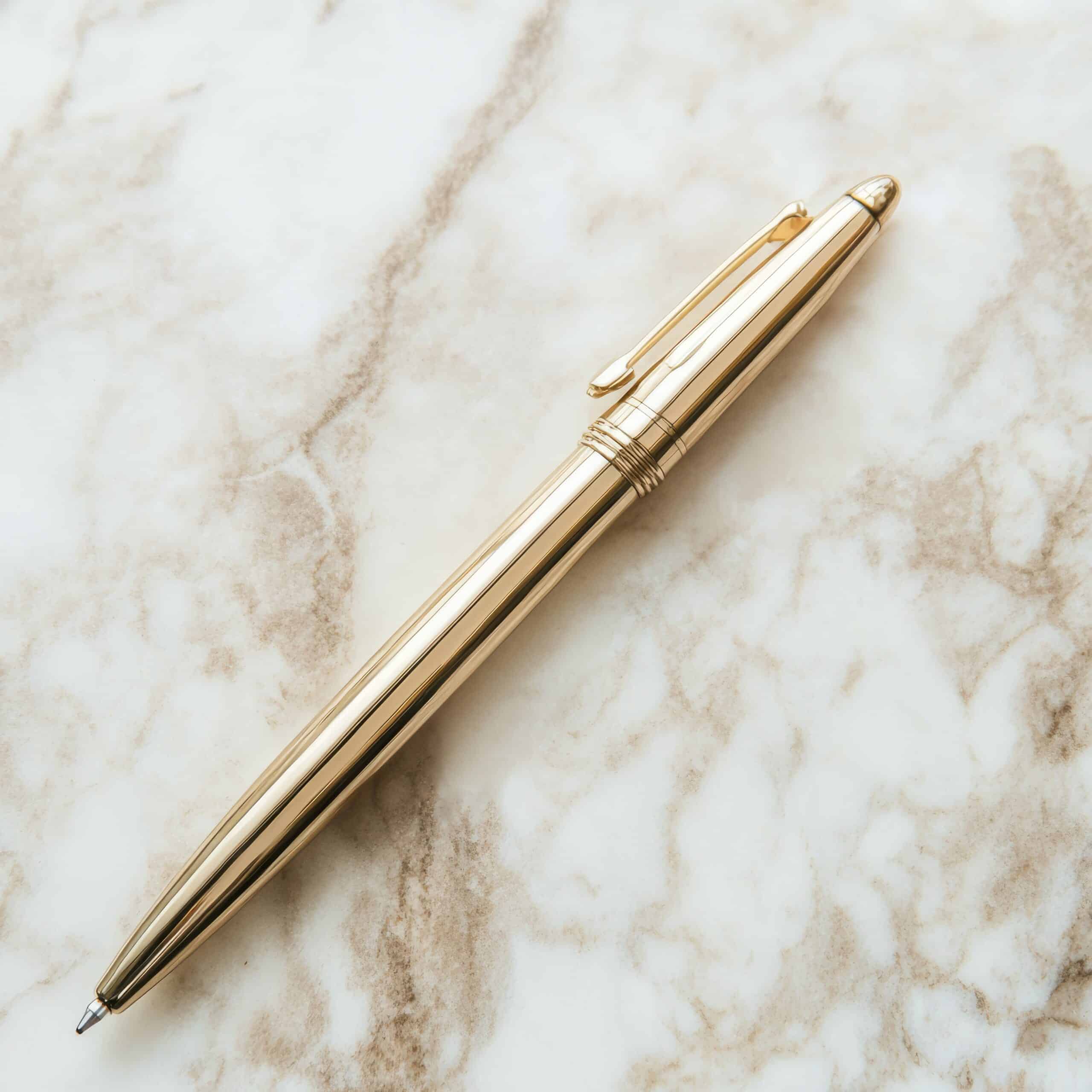 Gold pen on marble surface symbolizing contracts and Florida CHOICE Act non-compete restrictions